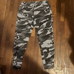 Matix black and gray camo pants. Brand new with no stains or holes
